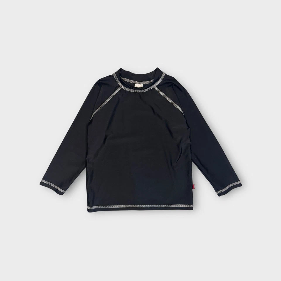 Conjunto de pantalones cortos de natación y protección contra erupciones City Threads negros Foto 2 de 4