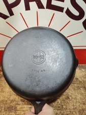 "Fully Restored" GRISWOLD Cast Iron Skillet Pan Small Logo 10" Seasoned Flat 