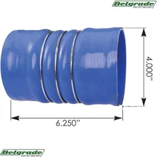 561.75176 CAC Connector Hose Cold Side 4" x 6.25" - D501076 - Kenworth Peterbilt