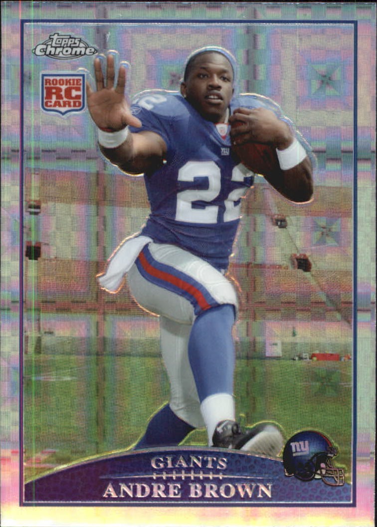 2009 Topps Chrome Xfractors #TC153 Andre Brown - FB