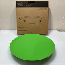 The Pampered Chef Cooling Insert 1786 Made In USA Bright Green