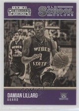 2015-16 Panini Contenders Draft Picks Old School Colors Damian Lillard #6 0qr0