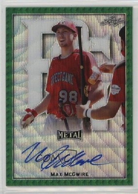 2020 Leaf Perfect Game All-American Classic Green Wave 4/4 Max McGwire Auto 0g4