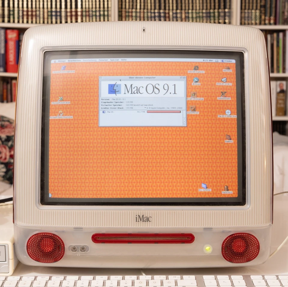 Apple iMAC "RUBY" G3/450 DV+ (Summer 2000) M7652 - Tested, needs new HD/DVD