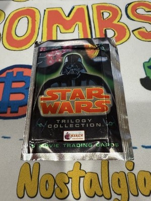 1) Sealed Pack 1997 Merlin Collections Star Wars: Trilogy
