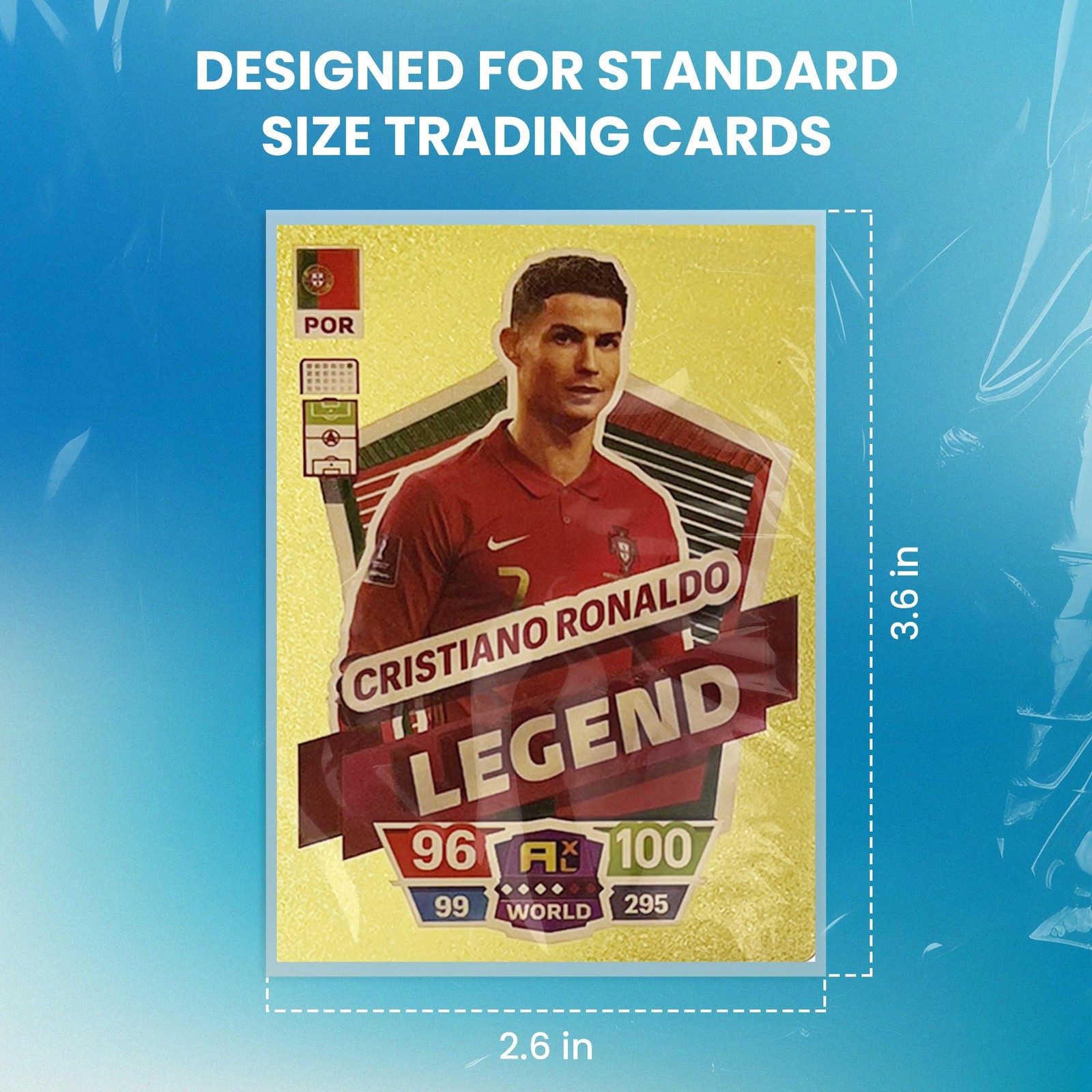 500 Premium Penny Sleeves – Ultra-Clear 2mil Trading Card Protectors for Stan...