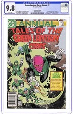 Tales of the Green Lantern Corps Annual #2N CGC 9.8 Newsstand 1986 4598742016