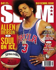 Allen Iverson Hand On Hip As Cover Of The Slam Magazne 4x6 Picture Celebrity Pr