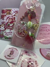 Strawberry Shortcake Handmade Acrylics Bag Charm – Unique