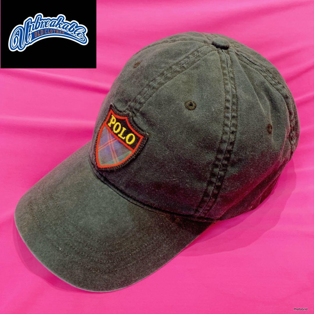 Ralph Lauren Men Cap Hat Vintage 90S Polo Golf Emblem Logo