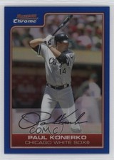 2006 Bowman Chrome Blue Refractor 60/150 Paul Konerko #84 xr1