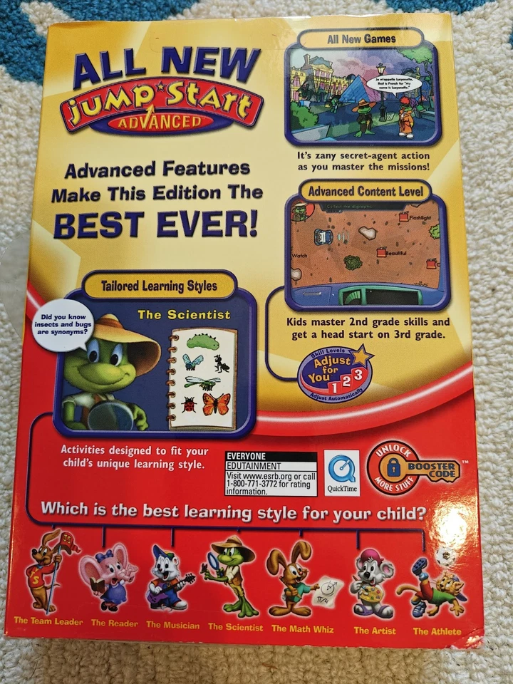 Jump Start Advanced 2nd Grade PC Educational Software Ages 6-8 NEW - Image 2 of 4