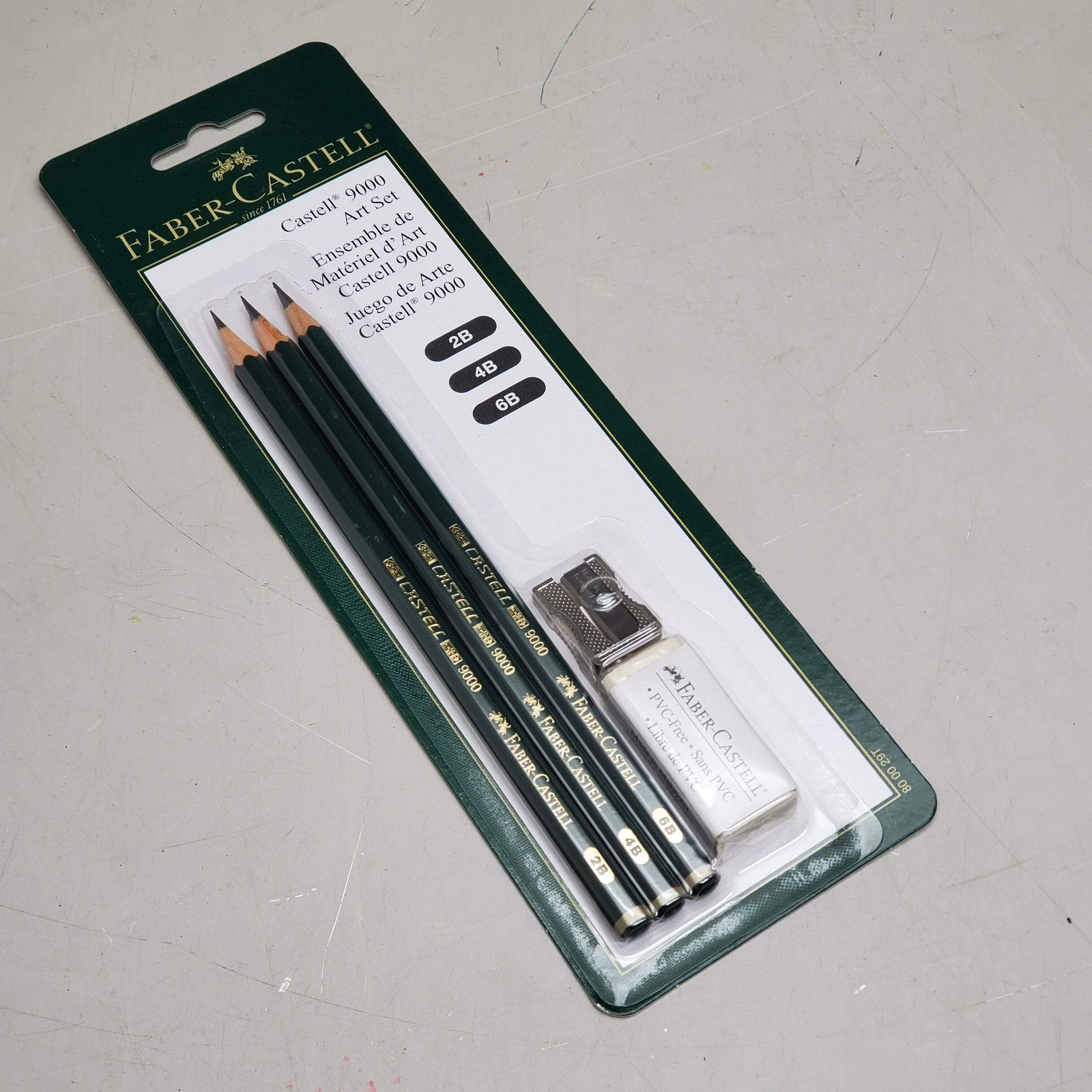 Set 2b 3b 6b Eraser & S