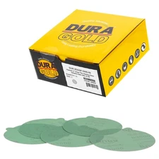 50PK - 3000 Grit 5" Green Film - PSA Self Adhesive Sanding Discs DA Sanders
