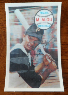 1970 KELLOGS BASEBALL #28 MATTY ALOU PITTSBURGH PIRATES CR A-3007