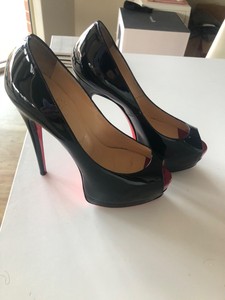 christian louboutin black high heels