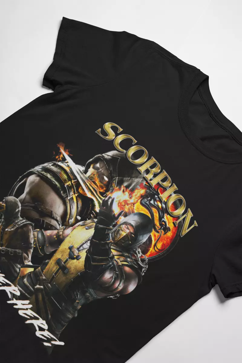 Mortal kombat scorpion t shirt 2025