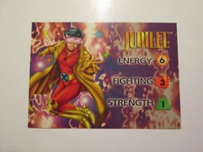 1995 MARVEL OVERPOWER ( OP ) INAUG - HERO CARD - JUBILEE 