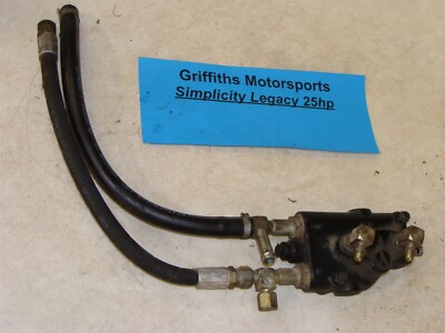 Simplicity Legacy 25hp lawn tractor deck lift valve body hydraulic control block