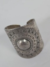 Handmade Sterling Silver Wrap Ring, 'Hill Tribe Sun' .925 Silver