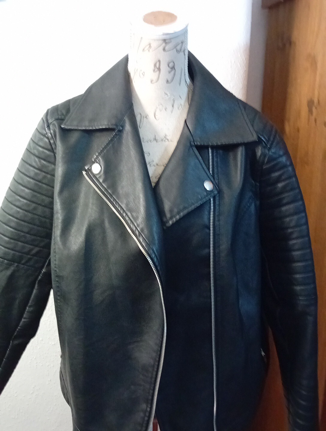 ladies leather jacket size 18 eBay