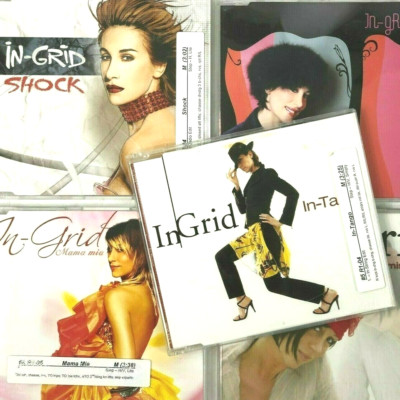 In-Grid 5 CD Single Lot Oui Tango Shock Promised Mama DJ Promos Germany ZYX