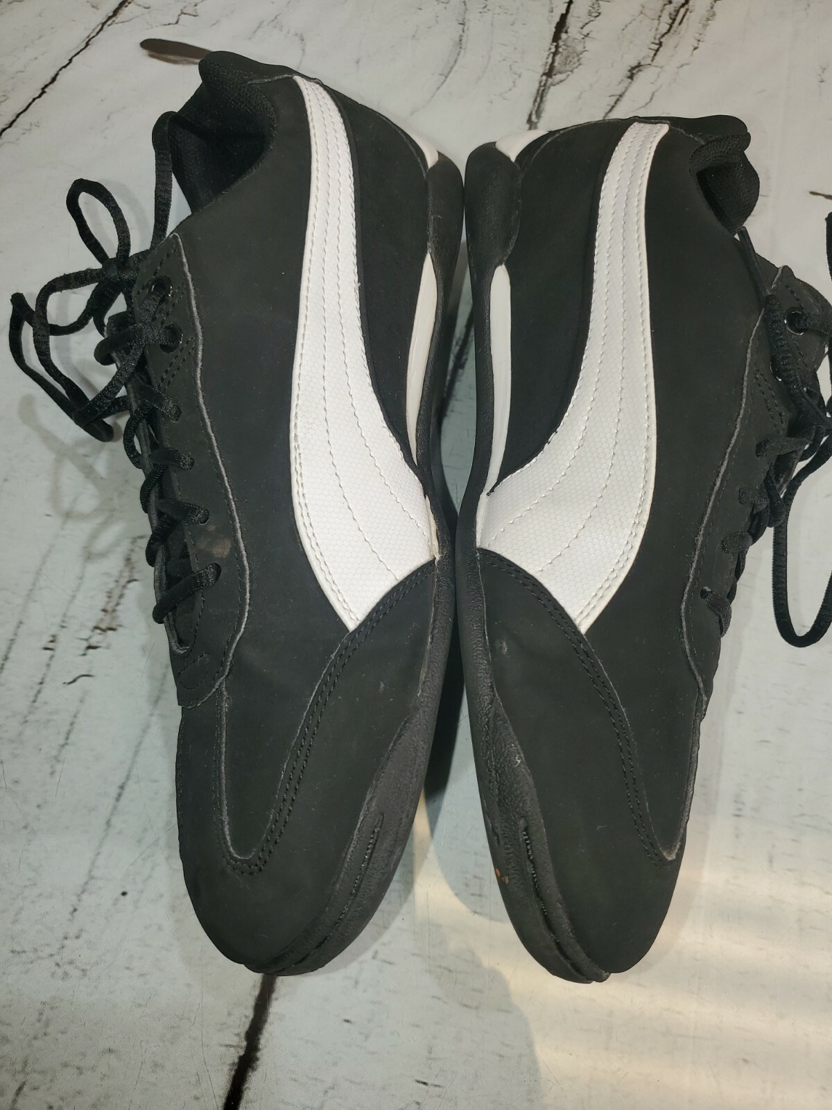 Mens Puma Leather Athletic Active Running Sneaker Aho… Gem