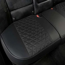 Full Rear Back Bench Seat Cover Leather Cushion Protector fit GMC Pickup Truck
