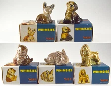 WADE  WHIMSIES SET 1, 1971 COMPLETE SET ALL 5 BOXED