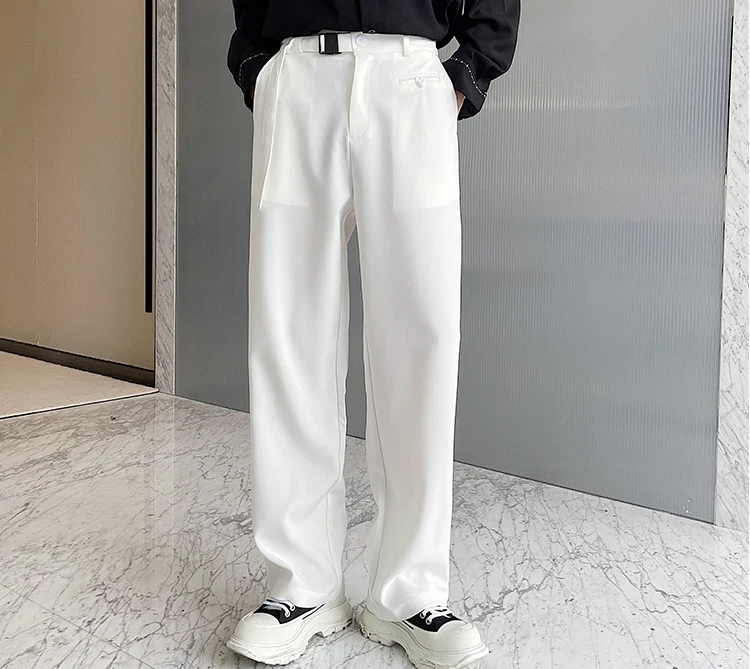 Men's Fashion Korean Style Youth Casual Loose Trousers Wide leg