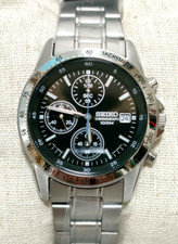 Orologio Cronografo SEIKO SND367 P1 Reverse Import Modello Overseas Autentico...