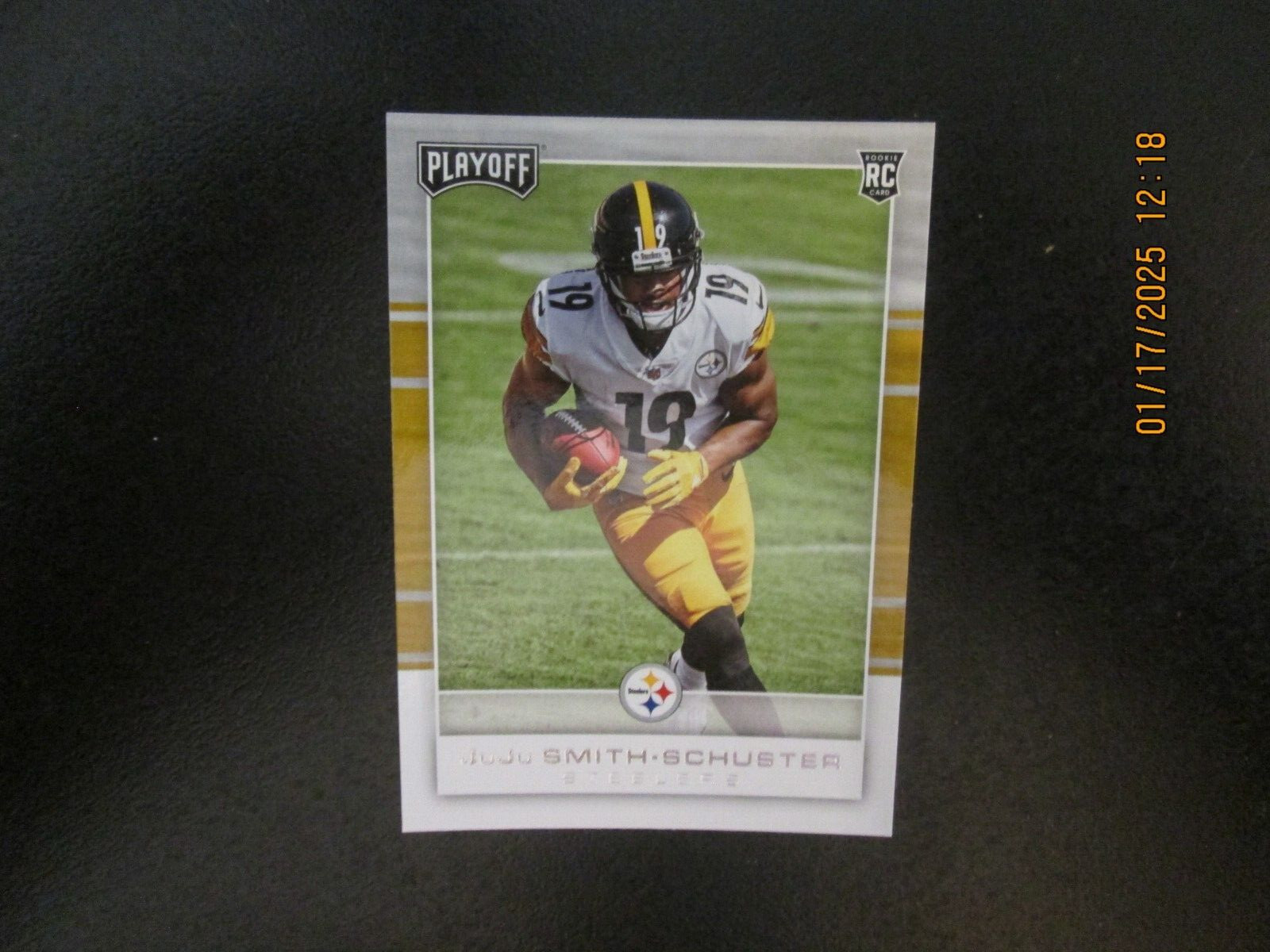 JUJU SMITH-SCHUSTER STEELERS 2017 PANINI PLAYOFF FOOTBALL ROOKIE CARD  #225