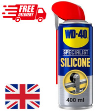 WD-40 Specialist Silicone Spray Lubricant 400ml With Smart Straw 23.23 per litre