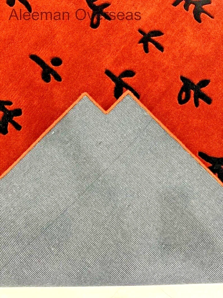 Luxury Handmade Modern Design Hand Tufted Rugs 100% Wool Area Rugs Living Room - Image 3 of 4