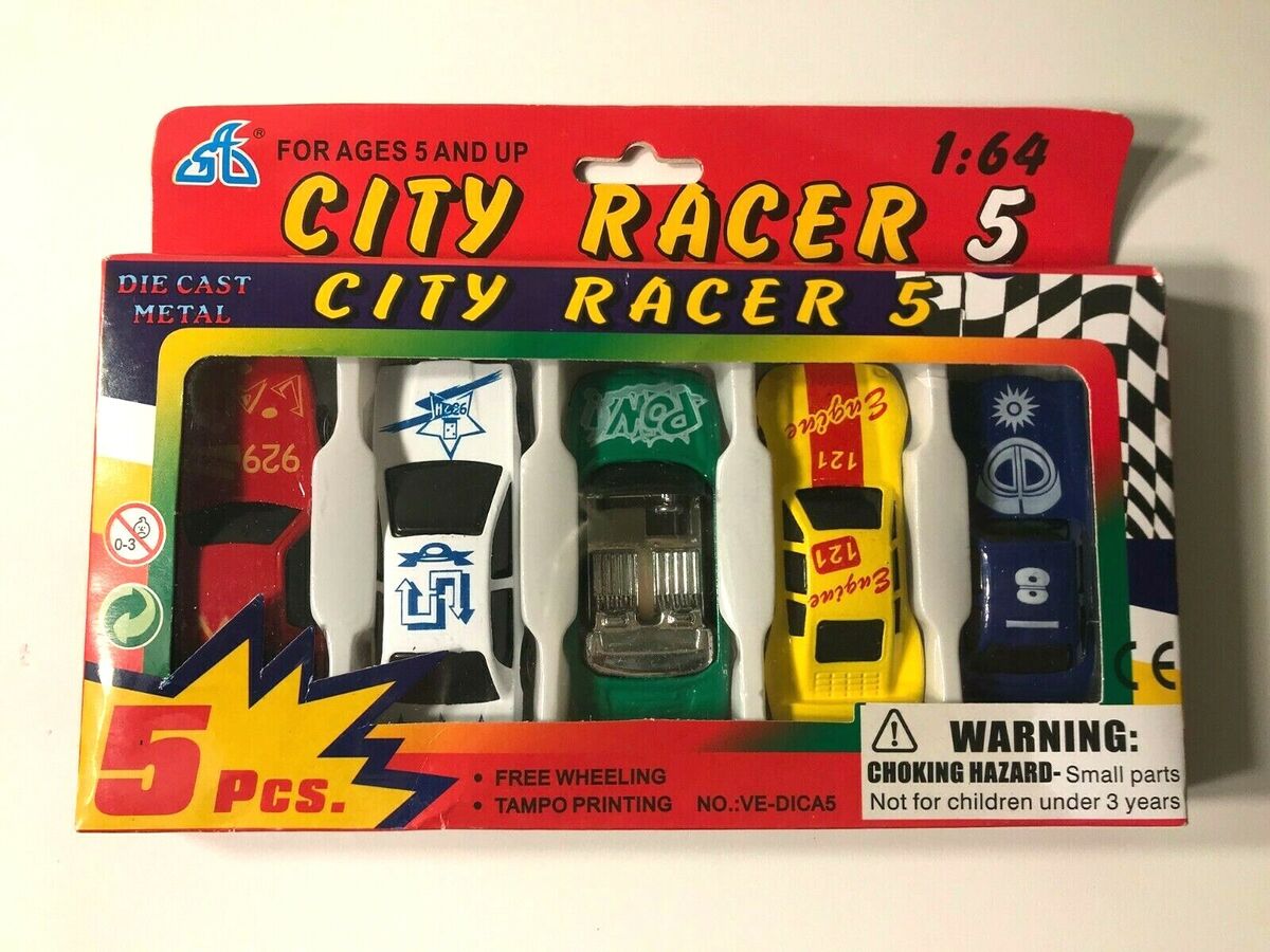 City Racer 5 Die Cast Metal Car Set, 1:64, 5 pcs, VE-DICA5 City Racer 5 Die Cast Metal Car Set, 1:64, 5 pcs, VE-DICA5