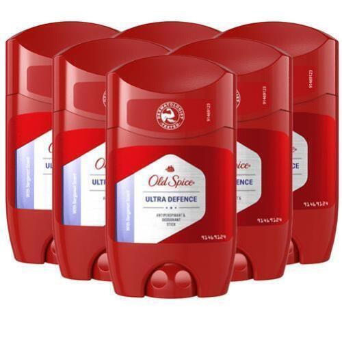 Old Spice Ultra Defense Desodorante Antitranspirante en Stick 6 x 50ml - Imagen 1 de 6