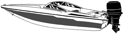 7.6oz BOAT COVER SILVERLINE GRENADA GTL O/B 1979-1980
