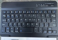 Ultra-Slim Bluetooth Keyboard Portable Mini Wireless Keyboard Rechargeable for A