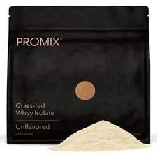Promix Whey Protein Isolate Powder 30g Grass Fed Whey Isolate 6.6g BCAAs Glut...