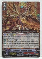 Bushiroad Cardfight Vanguard Dragonic Overlord "The X" G-BT01/006EN RRR Kagero