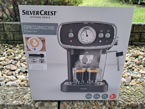 Silvercrest (Lidl) Espressomaschine mit Siebträger-System  »SEM 1050 A2« 1050W - Bild 1 von 5