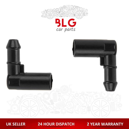 2X WINDSCREEN WASHER HOSE CONNECTOR FOR OPEL ASTRA H / CORSA D / ZAFIRA