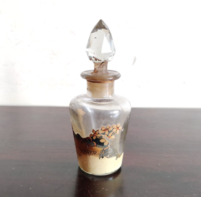 1940s Vintage The Joss Flower J & E Atkinsons Perfume Glass Old