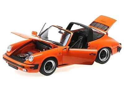 1983 PORSCHE 911 CARRERA TARGA 3.2 ORANGE 1/18 DIECAST BY 1983 PORSCHE 911 CARRERA TARGA 3.2 ORANGE 1/18 DIECAST BY