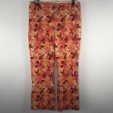 Brooks Brothers 346 Stretch Women's Floral Pattern Pants Sz 6 EUC