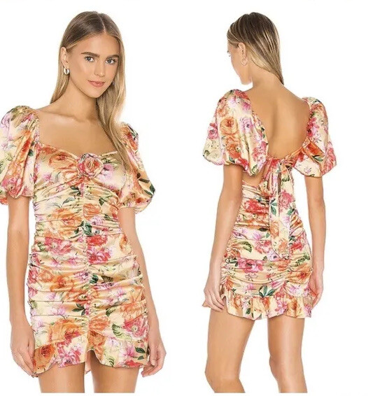 floral cotton mini dress Rinna Mini Dress - Pastel Floral