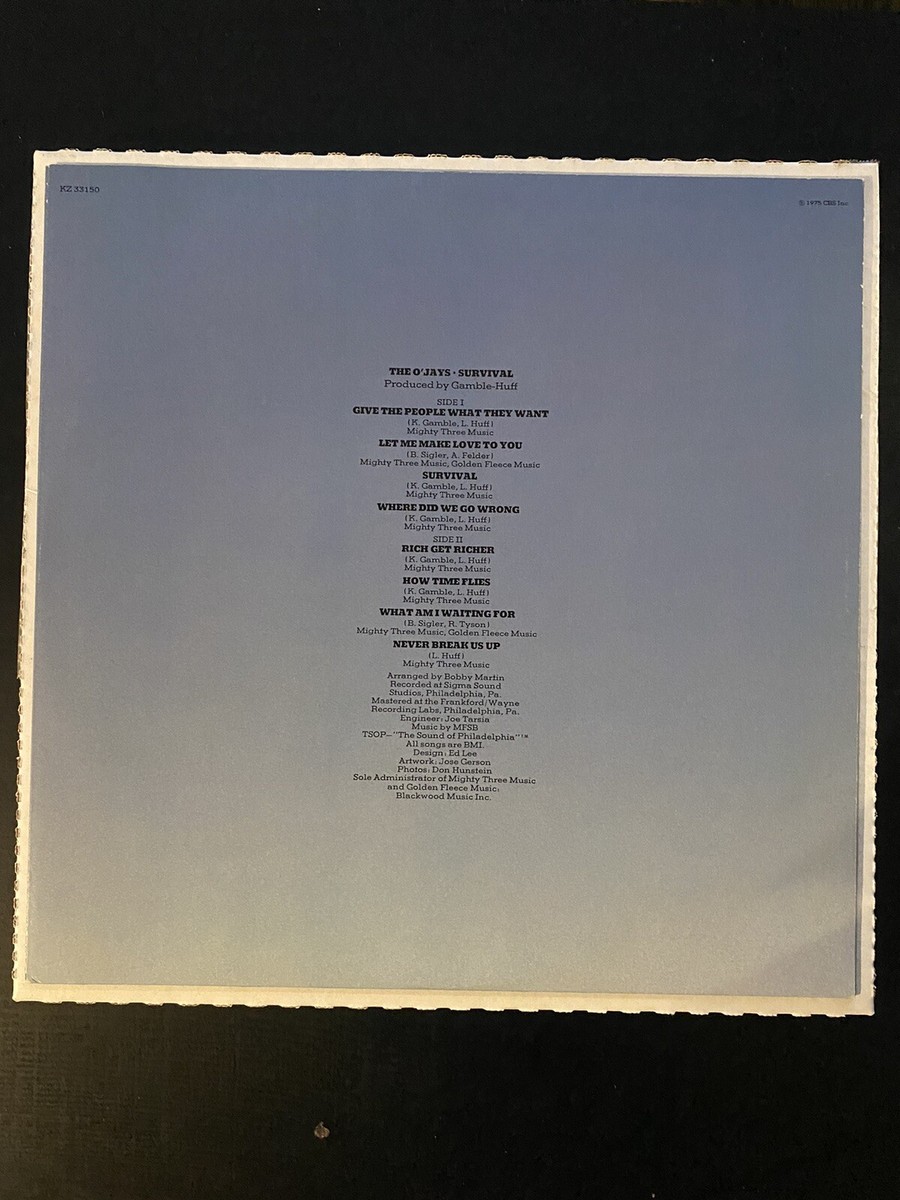 The O'Jays - Survival (LP, NM, 1975 OG) | eBay