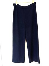 St John Black Pull On Pants Trousers Knit Women  s Size 6