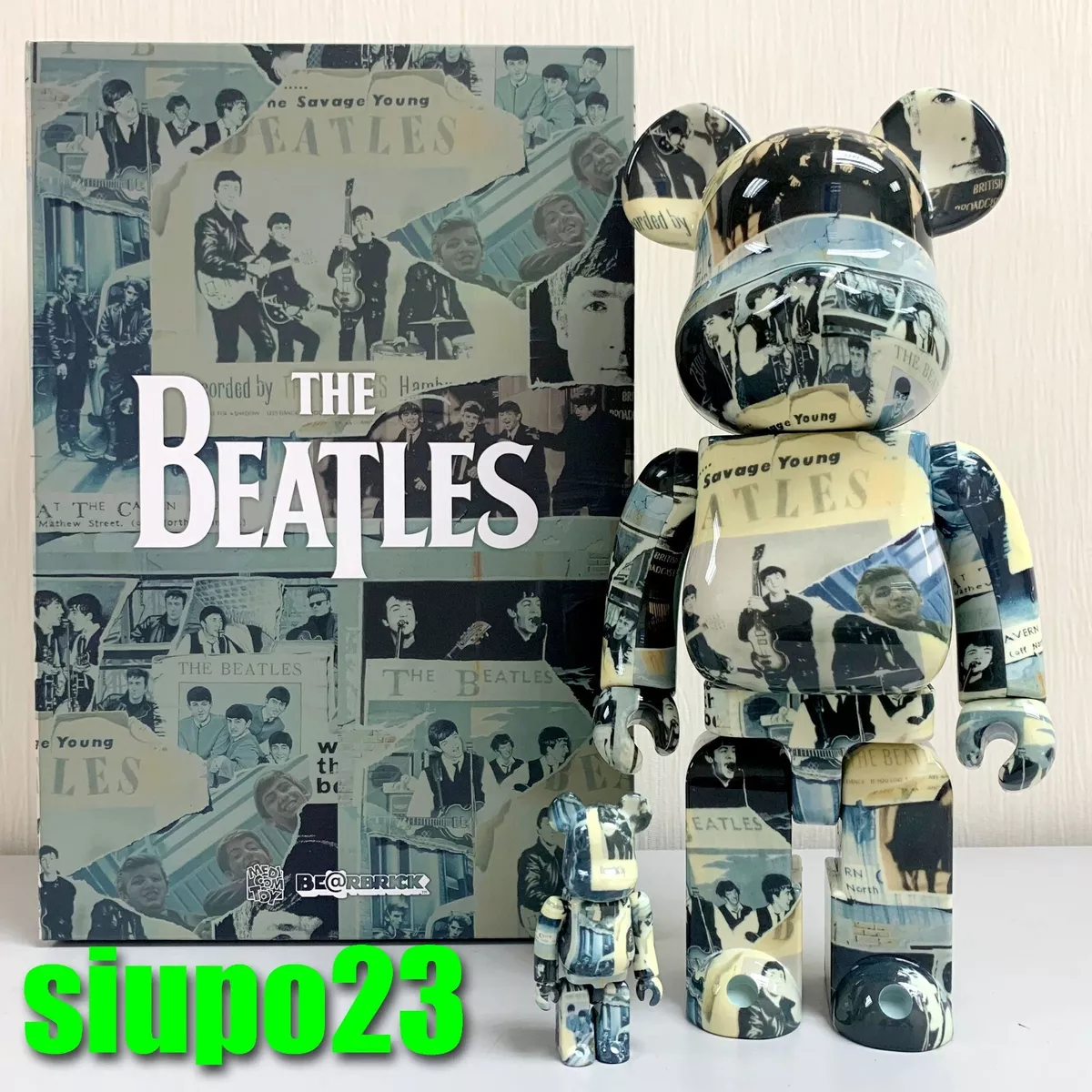 Medicom 400% + 100% Bearbrick ~ The Beatles Be@rbrick Anthology Ver