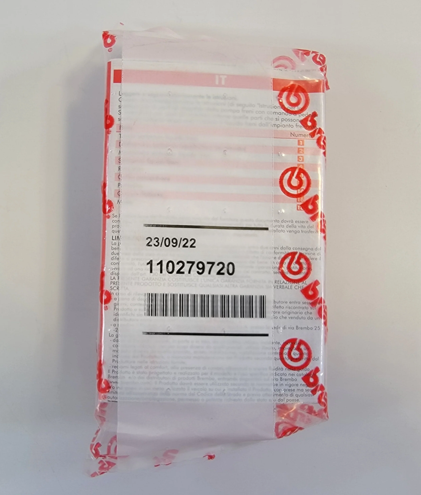 Brembo Front Brake Master Cylinder PS12 Rebuild Kit 110279720 Moto